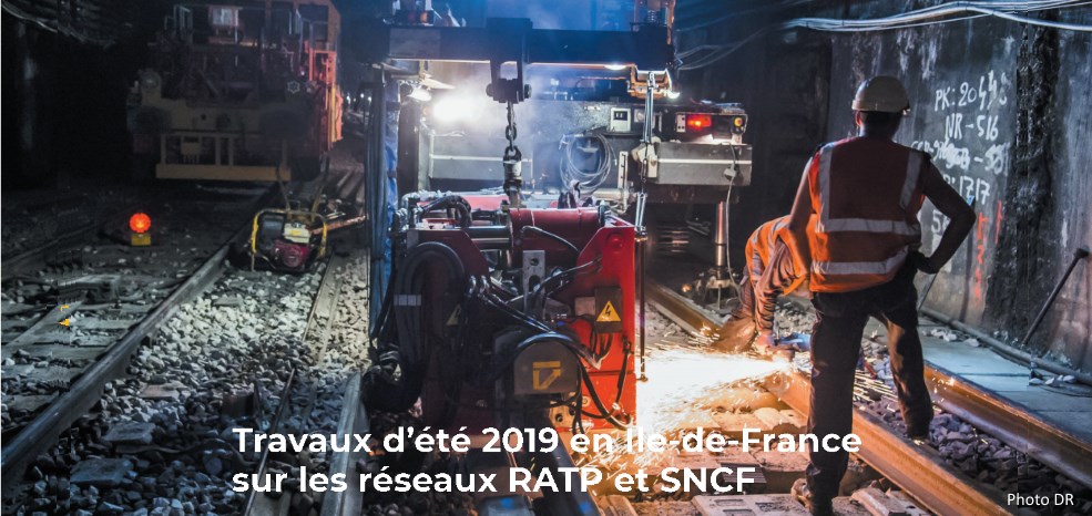 Travaux d’été RATP et SNCF 2019