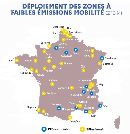 Les zones avec restrictions de circulation | Site Horizon Employeur